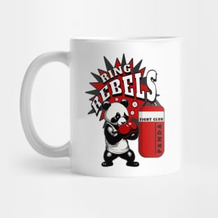 Boxing panda ring rebels Mug